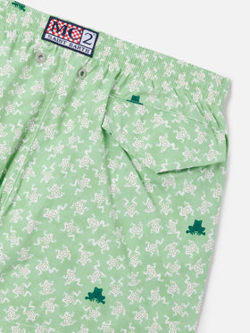 Costume Jean Lighting Stretch con stampa ranocchi all over