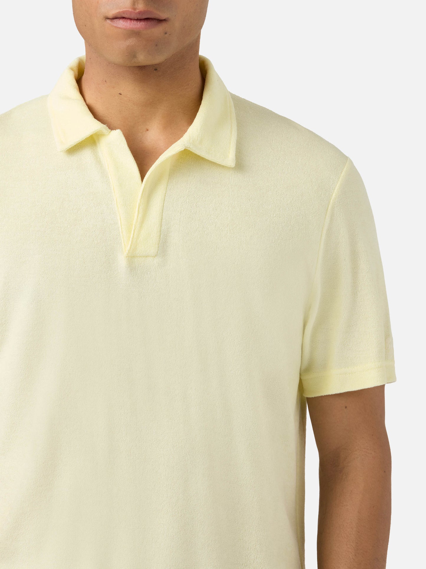 Butter Jeremy polo in terry-effect cotton