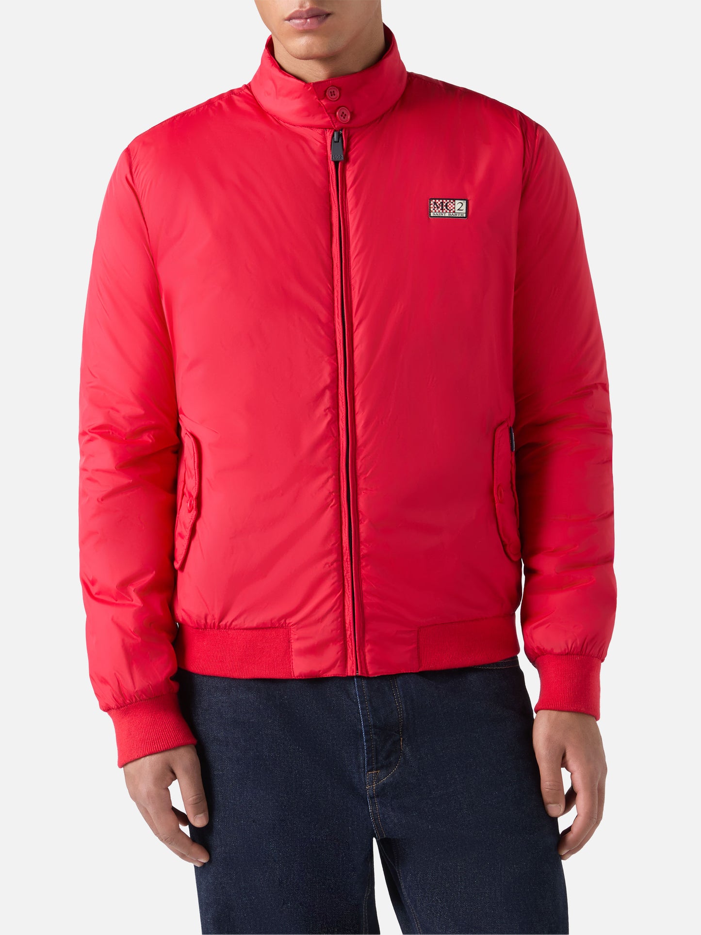 Bomber leggero Jet in rosso