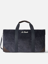 Navy blue corduroy travel duffel bag Jetleg