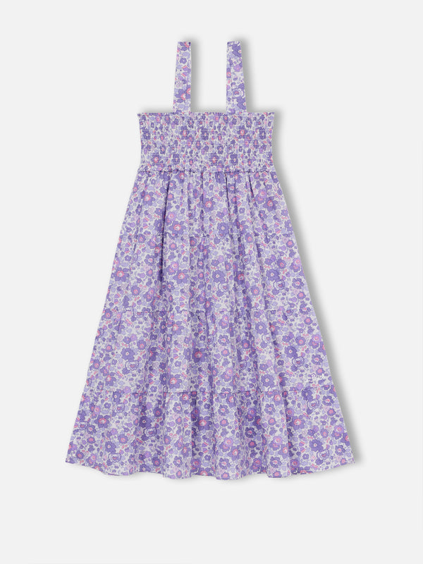 Girl cotton dress Jemine Jr with Betsy print | MADE WITH LIBERTY FABRIC