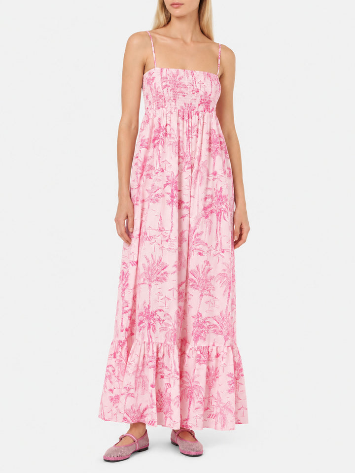 Robe Jemma en coton avec broderie smockée 