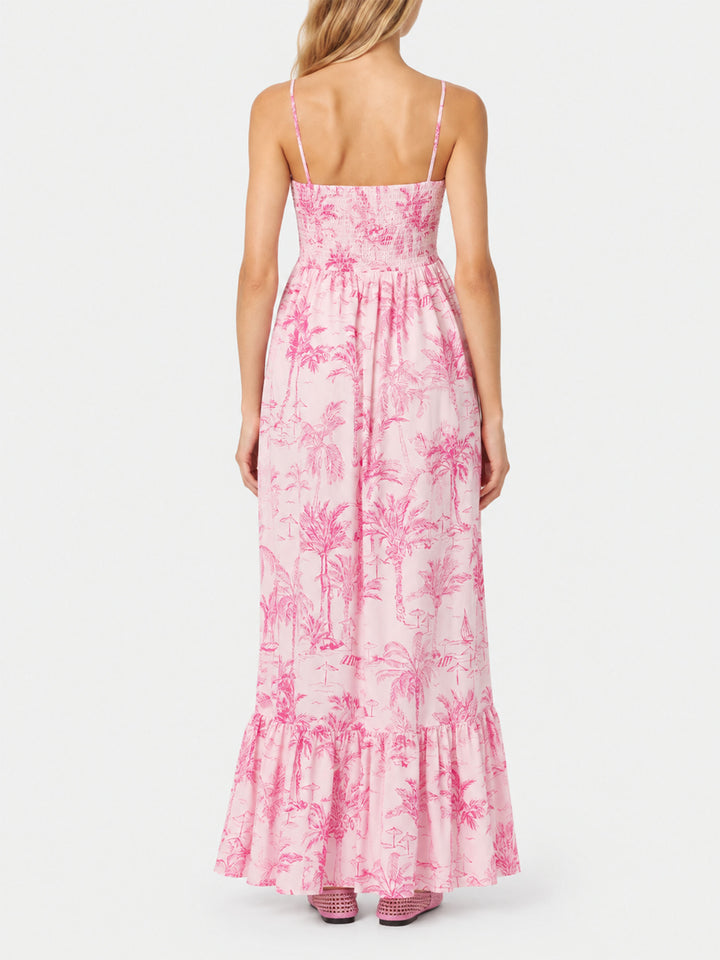 Robe Jemma en coton avec broderie smockée 