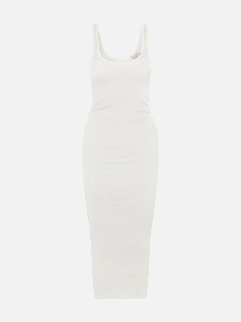 Woman ribbed cotton jersey tank dress Jennifer