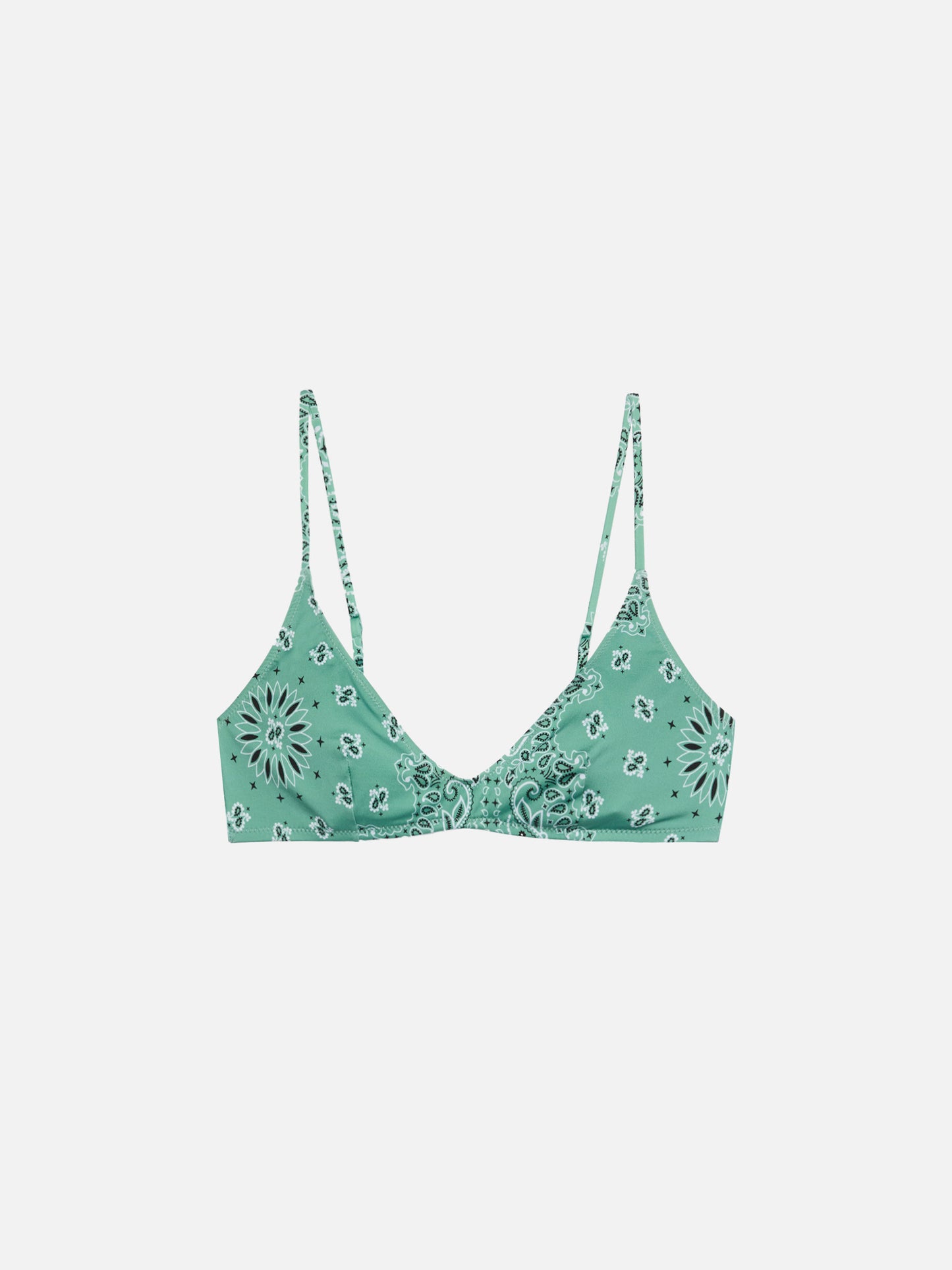 Paloma – U-Ausschnitt-Bralette mit Bandana-Print