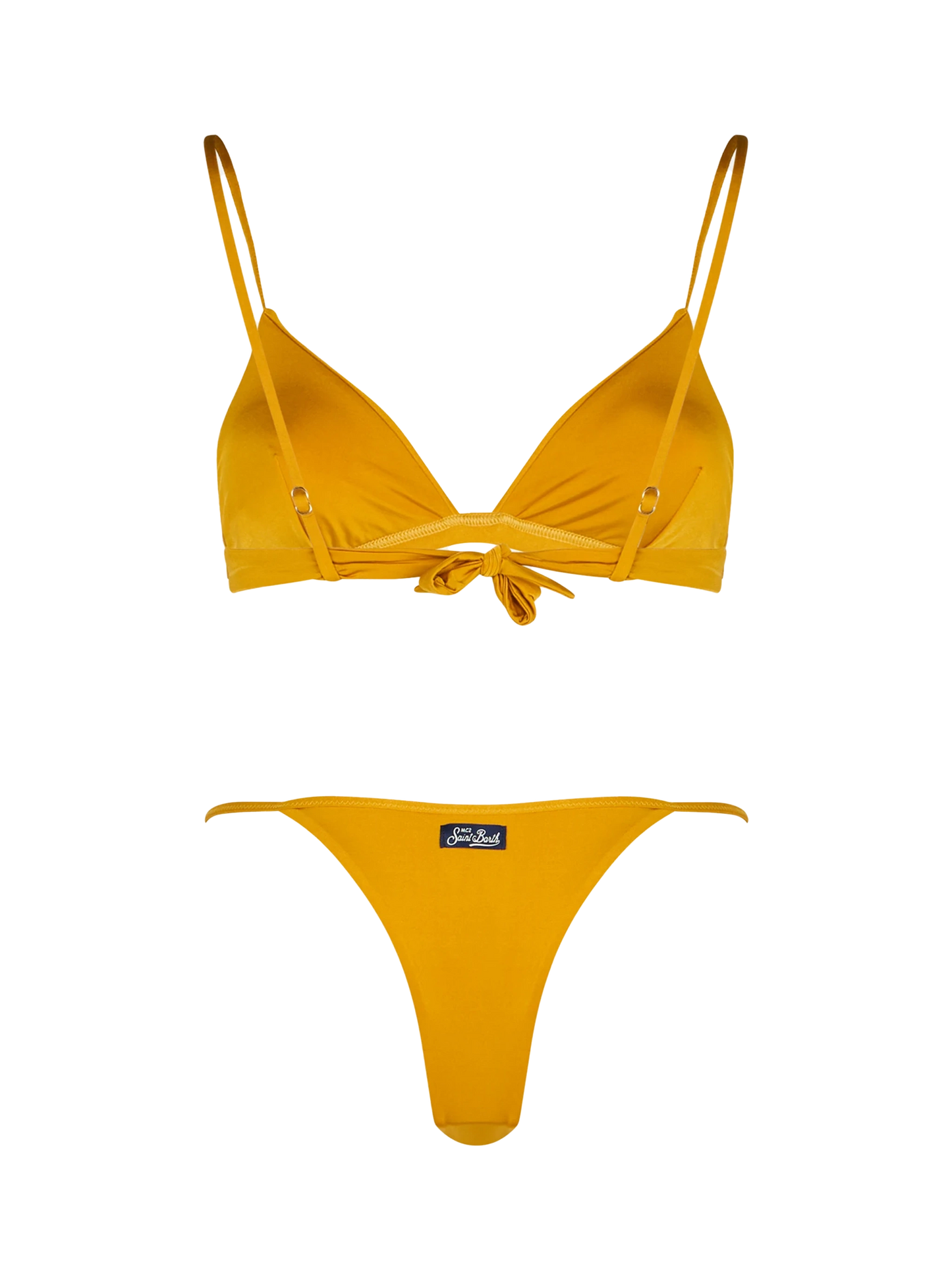 Ockergelber Triangel-Bikini für Damen von Lucile Jodene