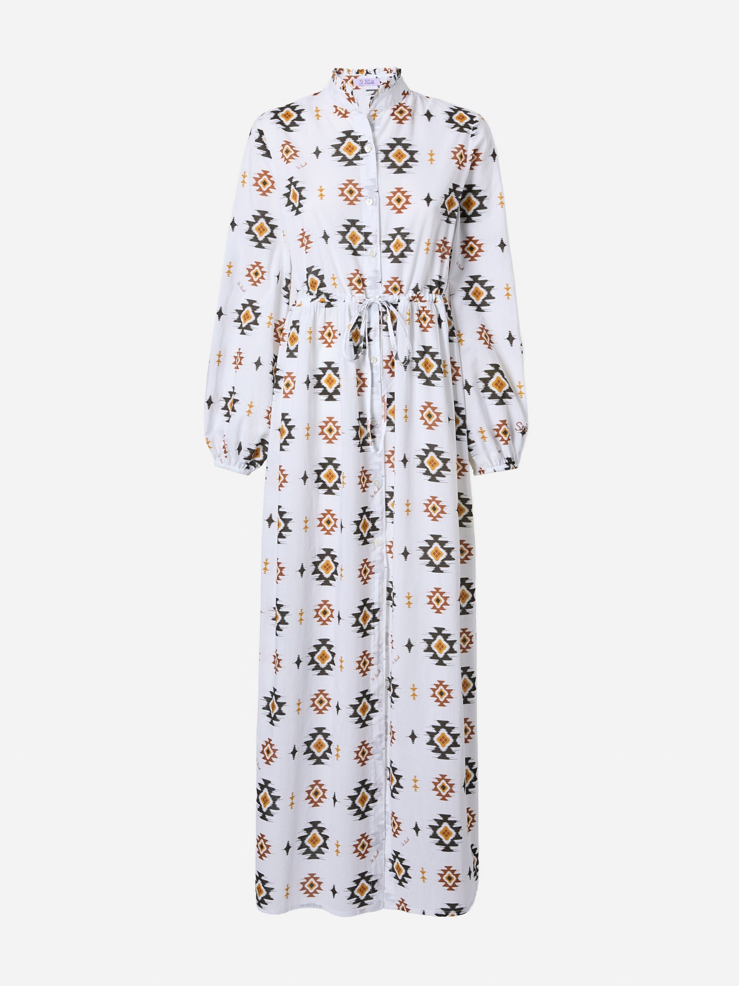 Abito lungo da spiaggia Jodie con stampa navajo