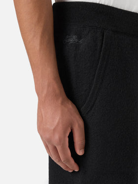 Pantaloni jogger in maglia modello John con tasche