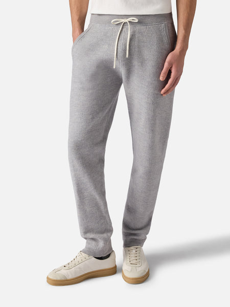 2WAY SLIT SWEAT PANTS グレー S/M Track knitted sweatpants with pockets – MC2 Saint Barth