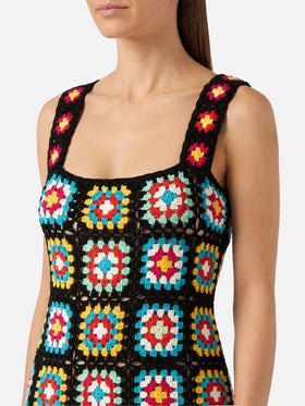 Robe Jaisal en coton crocheté 