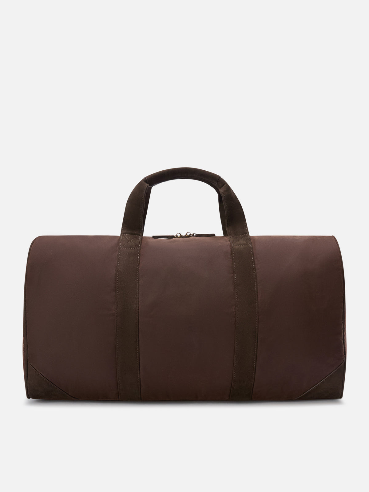Bolsa de viaje Brown Jetleg encerada con bordado del logo 