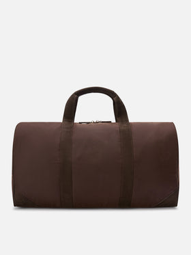 Bolsa de viaje Brown Jetleg encerada con bordado del logo 