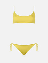 Hellgelber Bralette-Bikini für Damen von Judy Virgo