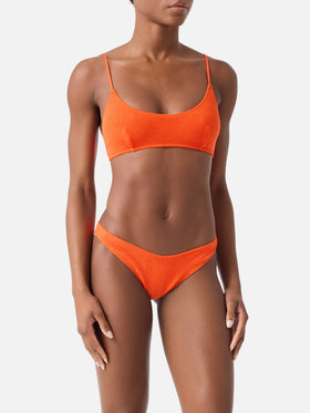 Bikini bralette Judy Naomi en éponge orange 