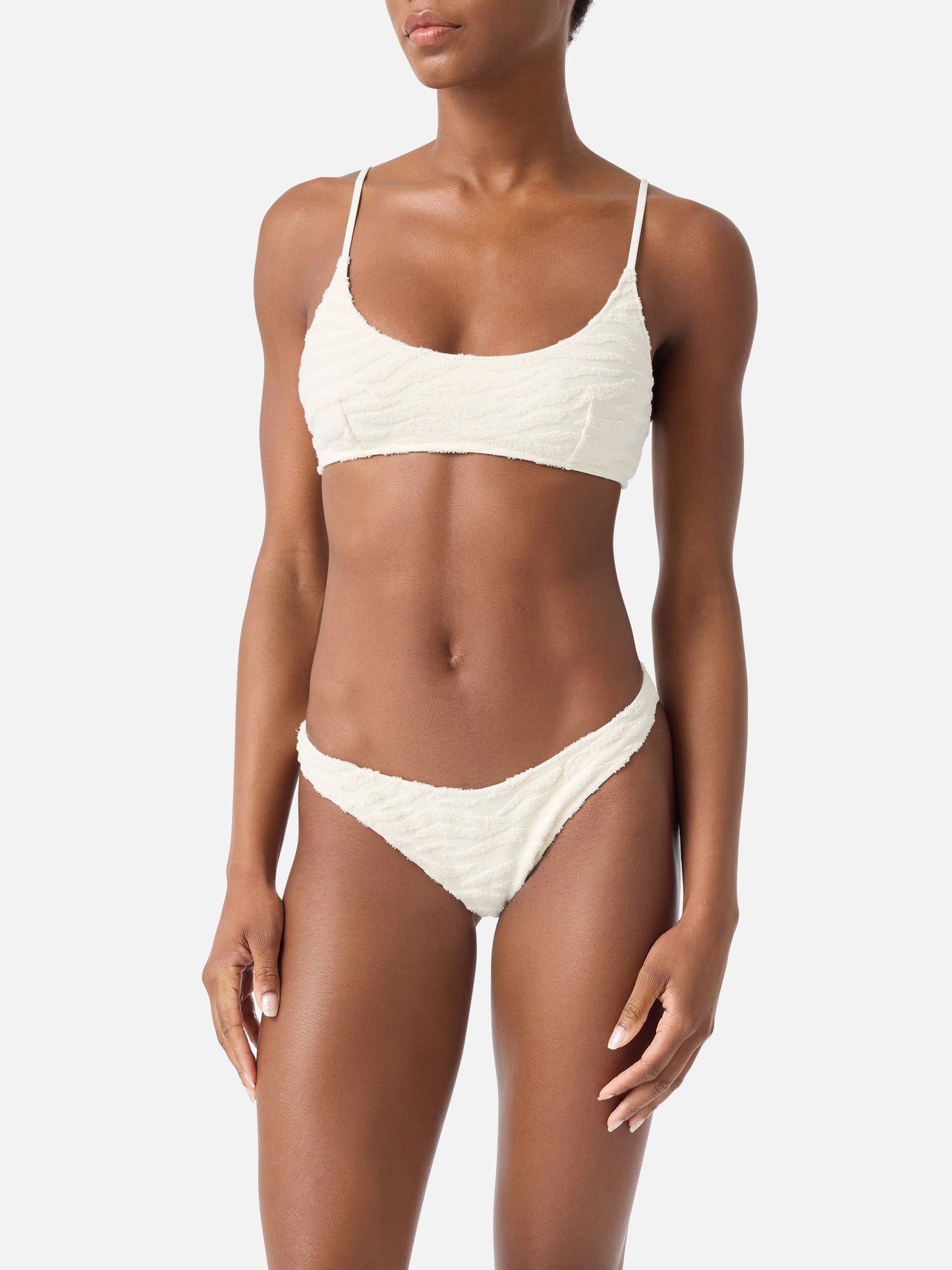 Judy Naomi Zebra-Frottee-Bralette-Bikini 