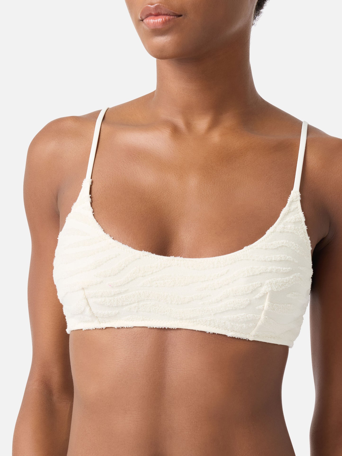 Judy Naomi Zebra-Frottee-Bralette-Bikini 