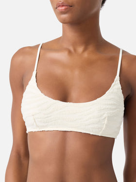 Judy Naomi Zebra-Frottee-Bralette-Bikini 