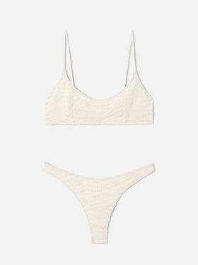Judy Naomi Zebra-Frottee-Bralette-Bikini 