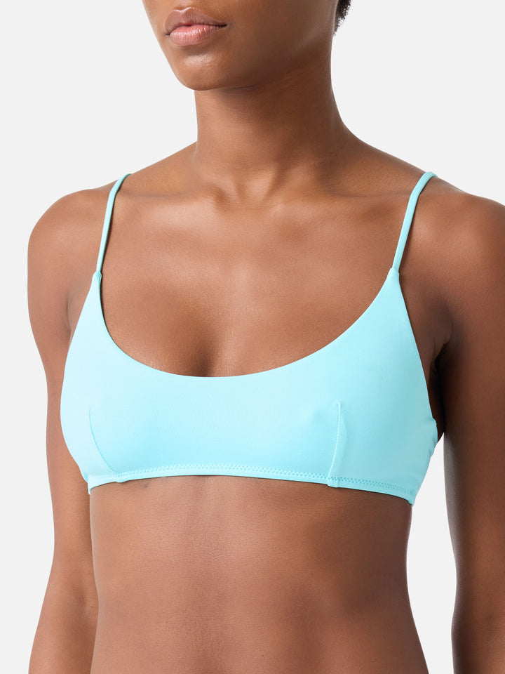 Water green Judy bralette bikini top