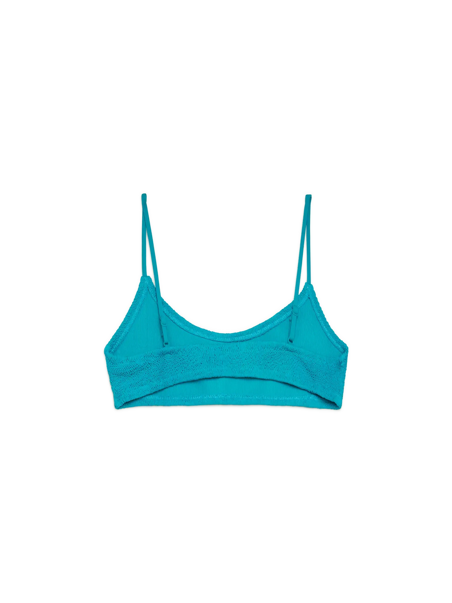 Judy – Blaugrünes Crinkle-Bralette-Oberteil