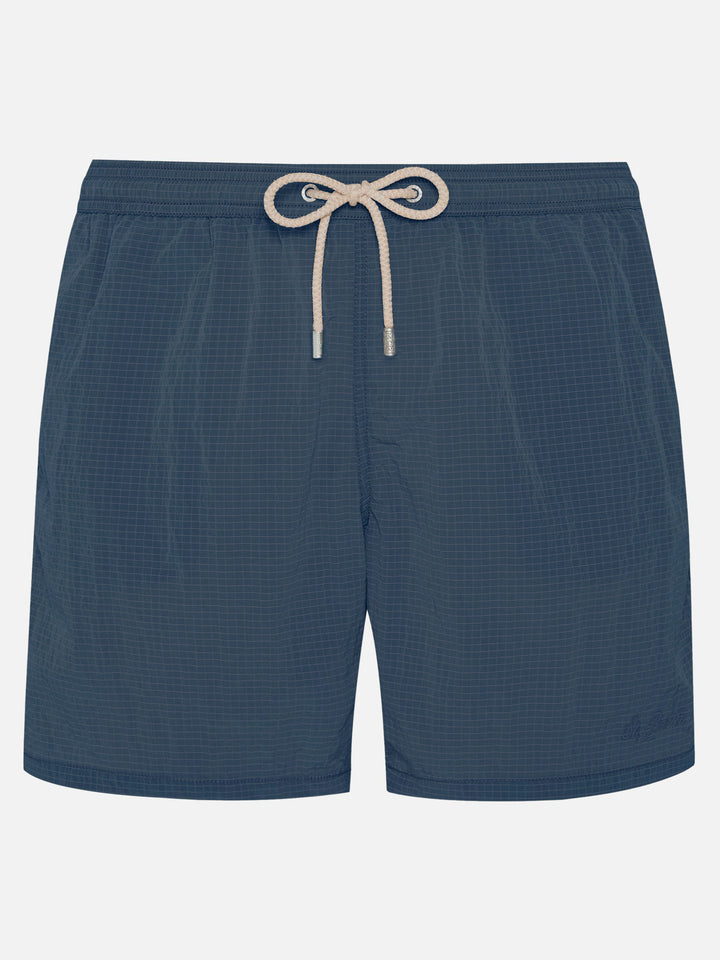 Costume da bagno Katch lunghezza media in tessuto ripstop blu navy