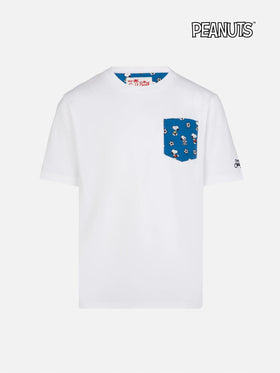 Kea Baumwoll-T-Shirt mit aufgedruckter Snoopy-Tasche | SNOOPY PEANUTS® SPECIAL EDTION