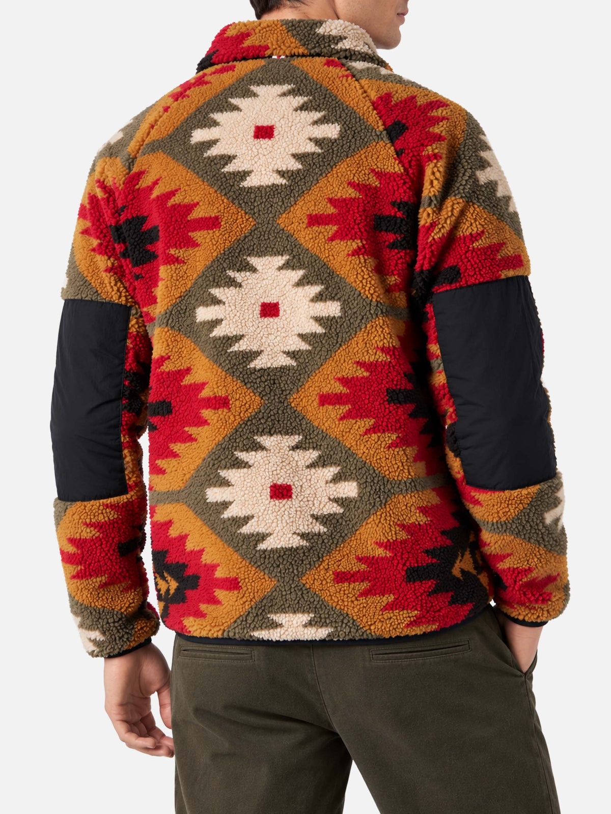 Keystone Sherpa-Jacke mit mehrfarbigem Muster 
