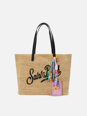 Funny charm with badge holder and colorful details