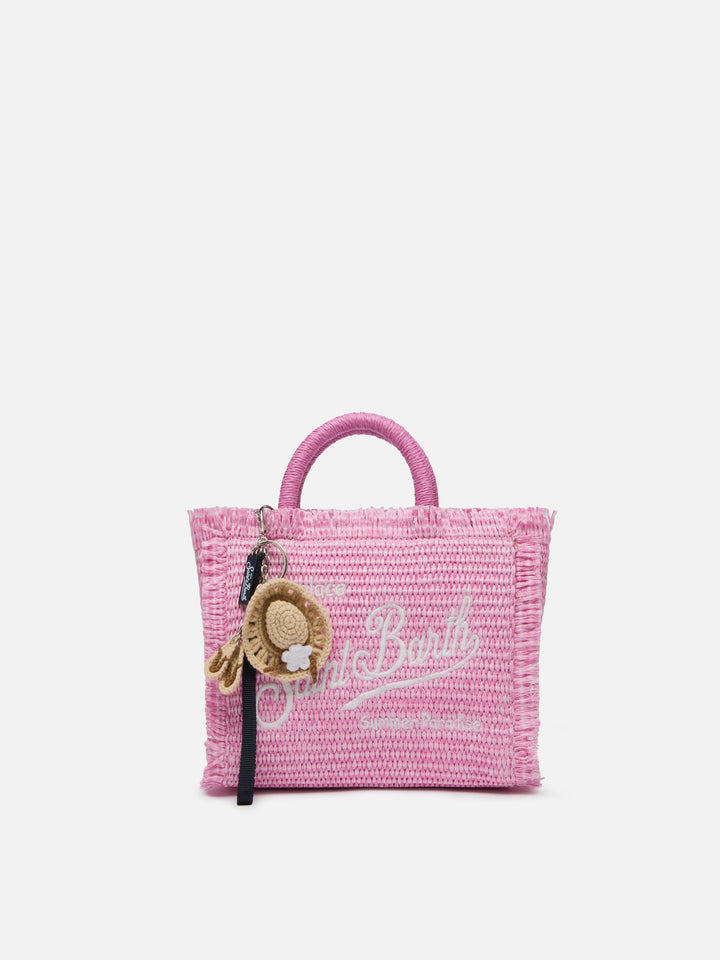 Keyring  with flip flops crochet charm