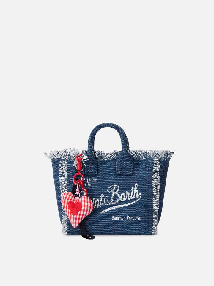 Funny charm da borsa con cuore crochet