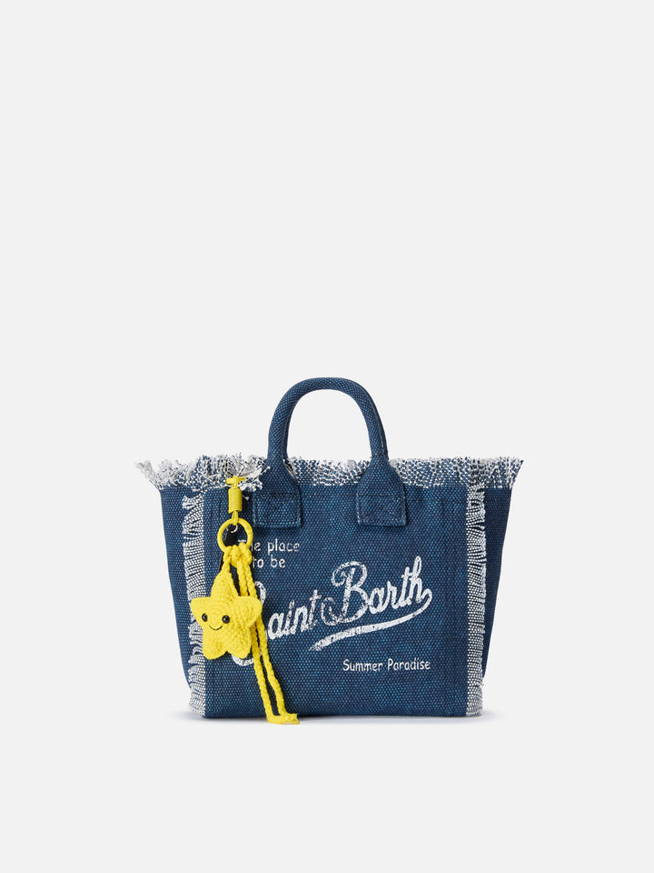Funny charm da borsa con stella crochet