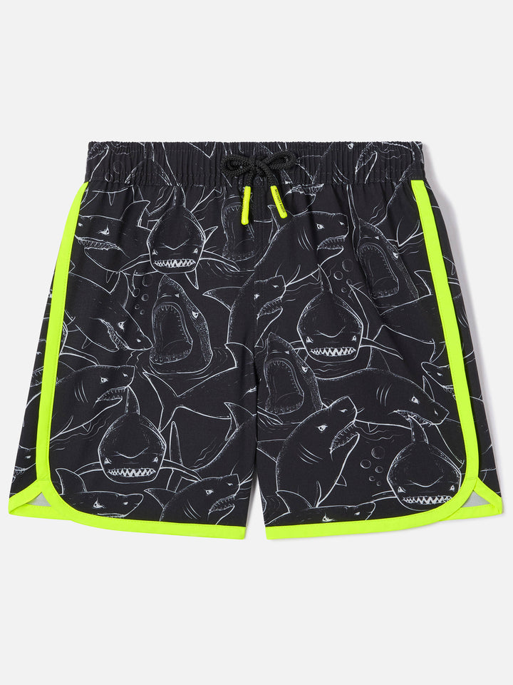 Badehose für Jungen mit Hai-Print 