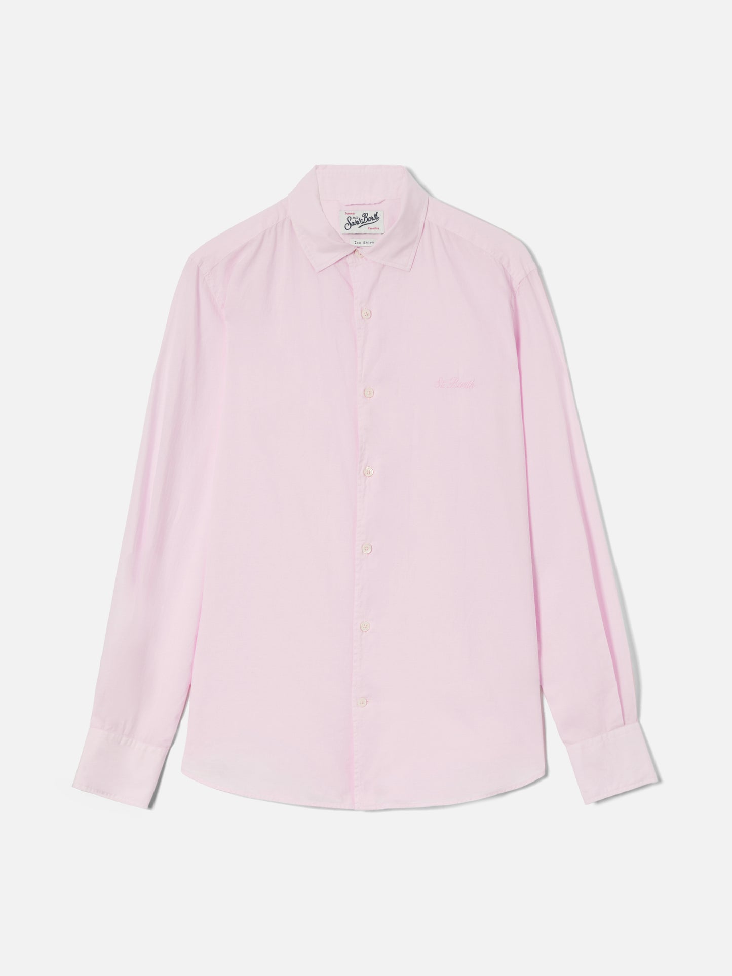 Camicia Chemise in cotone voile rosa