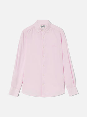 Camicia Chemise in cotone voile rosa