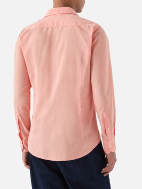 Camicia Chemise Ice in voile di cotone pesca