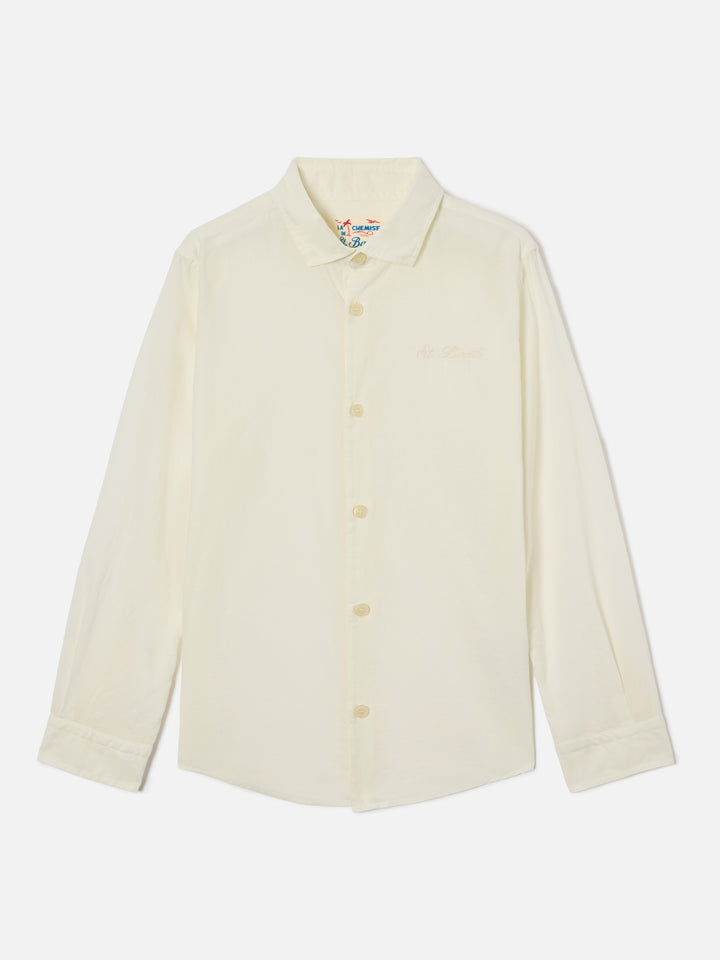 Cream Chemise Jr Hemd aus Baumwollvoile 