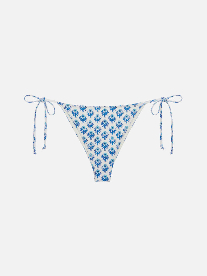 Marielle slip mare classico con stampa floreale