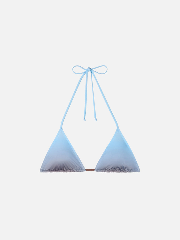 Leah triangle top with gradient print