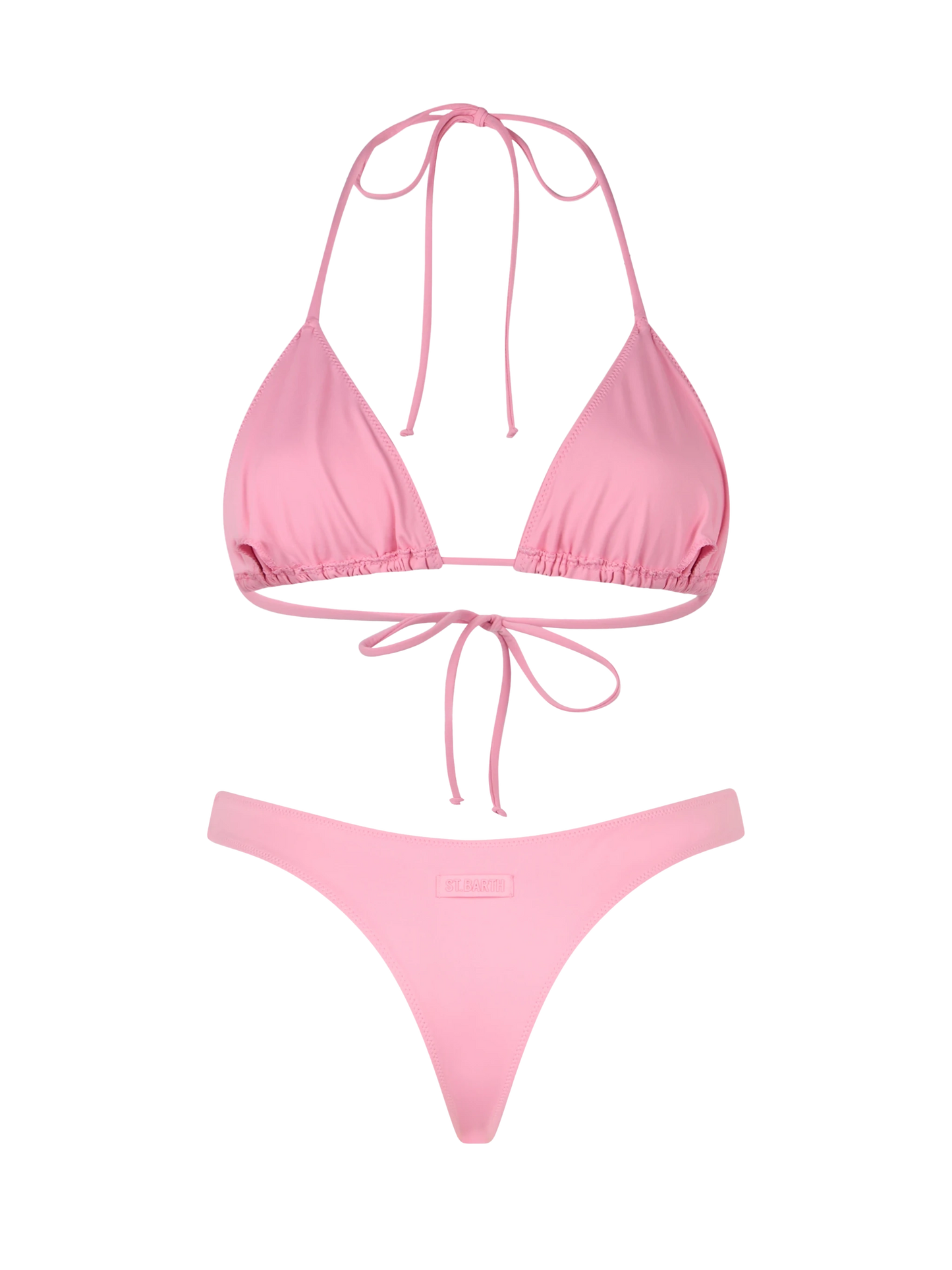 Bikini a triangolo classico rosa da donna Leah Naomi