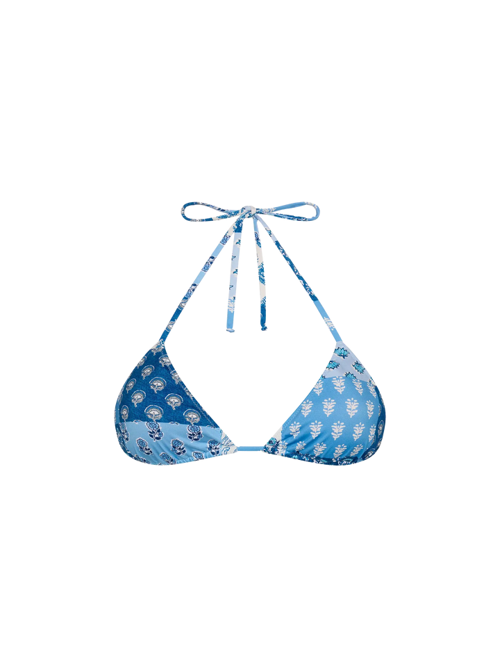 Triangel-Top „Leah“ mit floralem Patch-Print