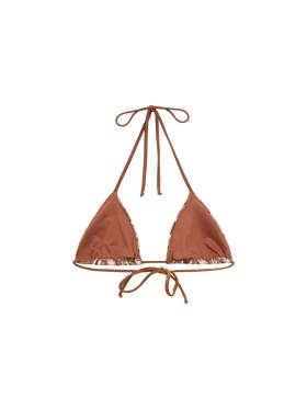 Leah raschel chevron pattern triangle top