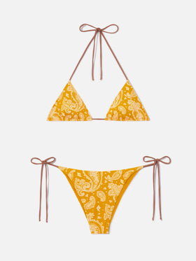 Bikini brassière Elsa Marielle à motif bluette 