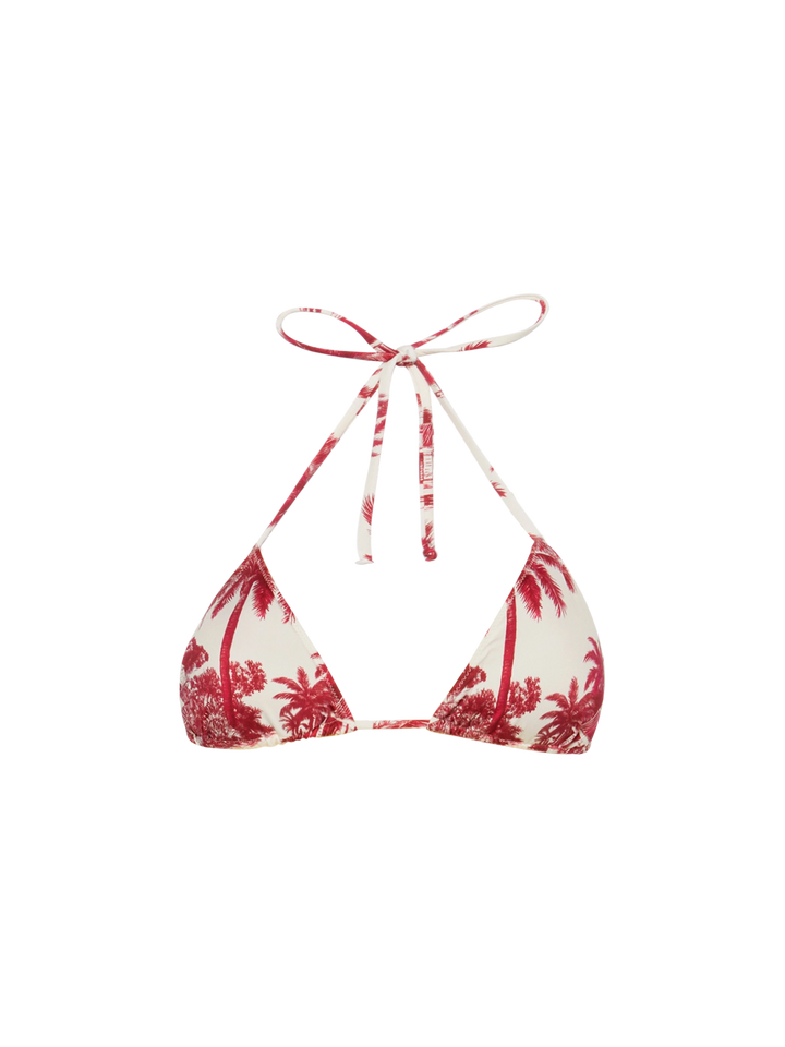 Leah Triangel-Badeanzug mit Toile de Jouy-Print | AI BY RICKDICK SPECIAL EDITION
