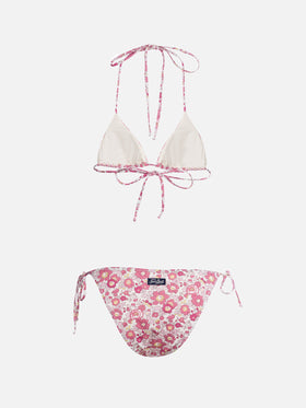 Bikini a triangolo da donna Betsy Leah Virgo | REALIZZATO CON TESSUTO LIBERTY