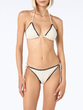 Bikini triangle en crochet pour femme Leah Marielle 