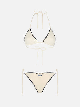 Bikini triangle en crochet pour femme Leah Marielle 