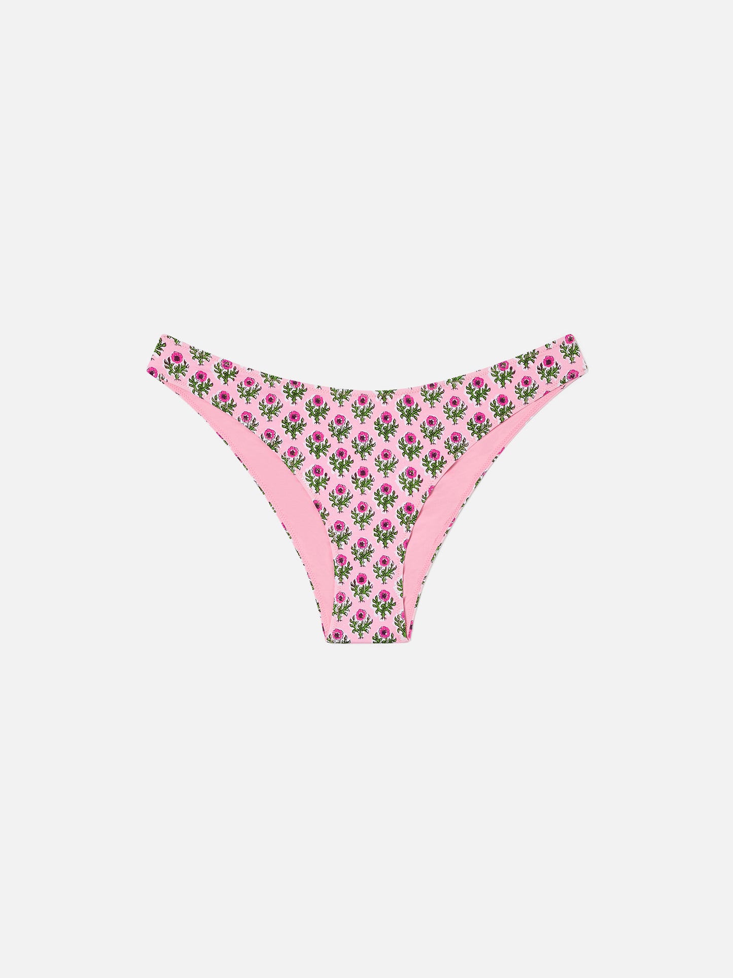 Lido pink floral swim briefs