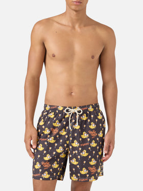 Badeshorts Lighting mit Cryptopuppets-Print | Special Edition 