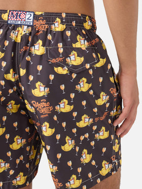 Badeshorts Lighting mit Cryptopuppets-Print | Special Edition 