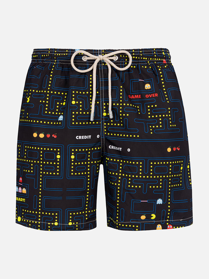 Costume da bagno da uomo in tessuto leggero Lighting con stampa Pac-Man |PAC-MAN SPECIAL EDITION